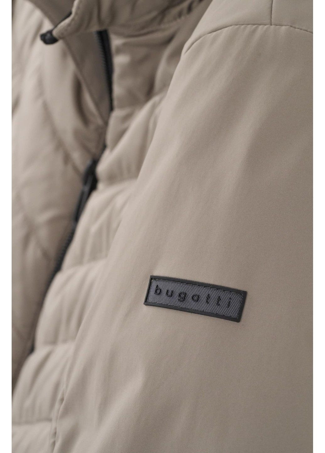 Бежевая демисезонная мужская куртка бежевый Bugatti