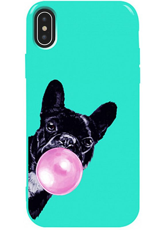 Чехол-накладка Pure TPU 2mm Print Case Apple iPhone X/XS #75 Bubbledog Mint Toto (301508432)