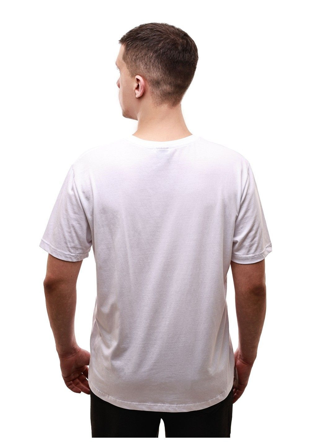 Біла футболка чоловіча BEKI