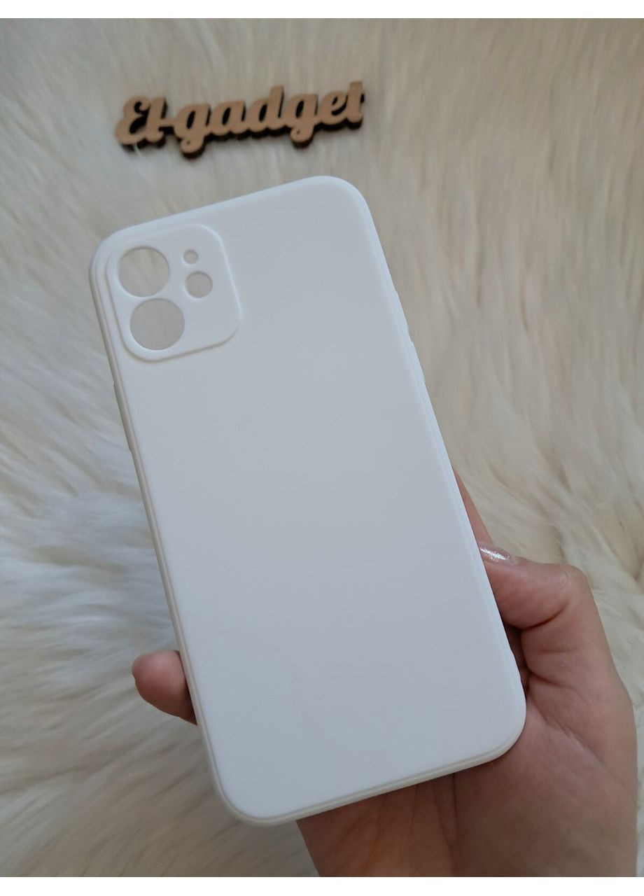 Чохол на 12 Білий силіконовий Silicone Case full No Brand (360896526)