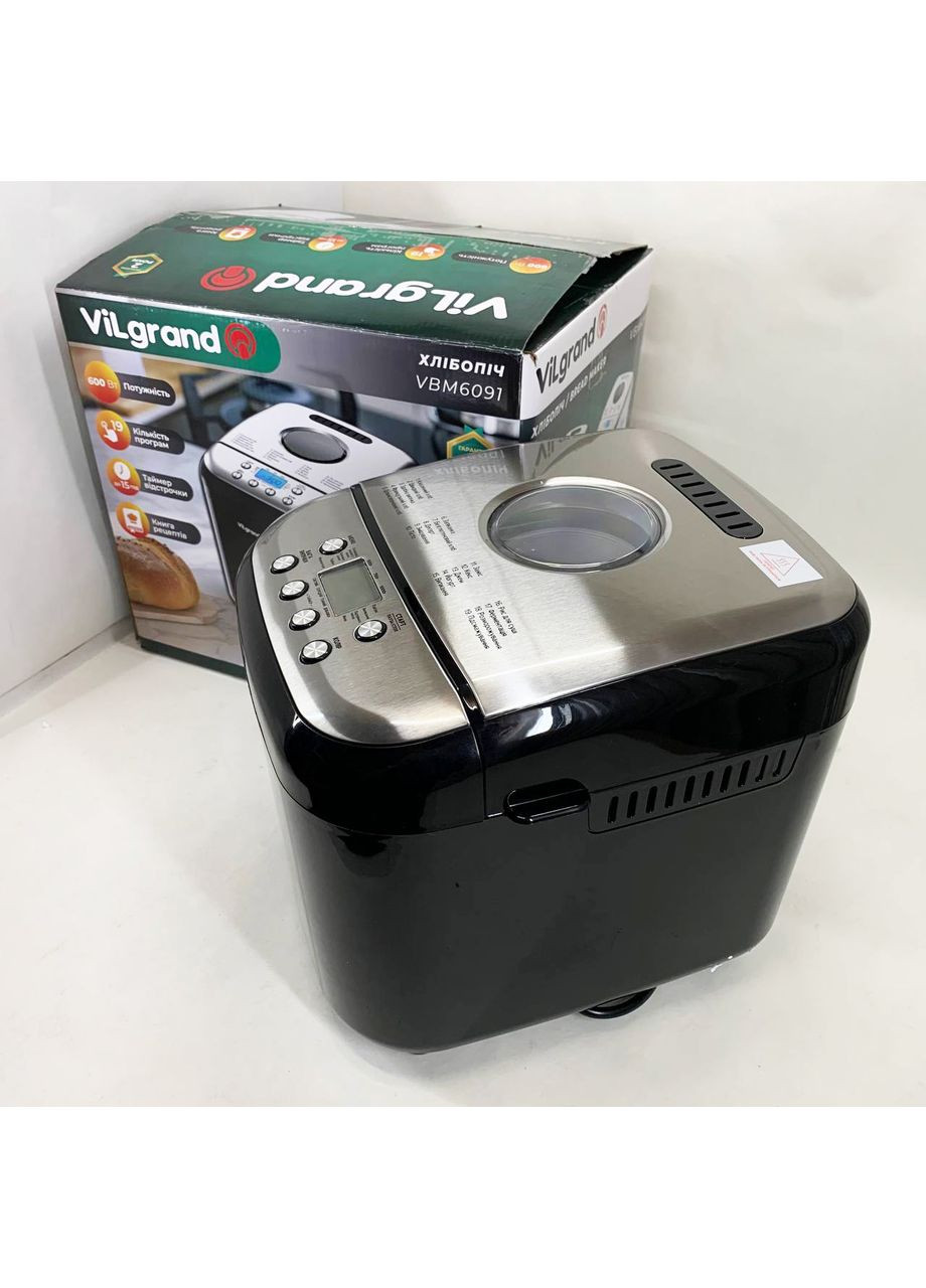 Хлебопечка VBM6091. Цвет: черный Vilgrand (364664599)