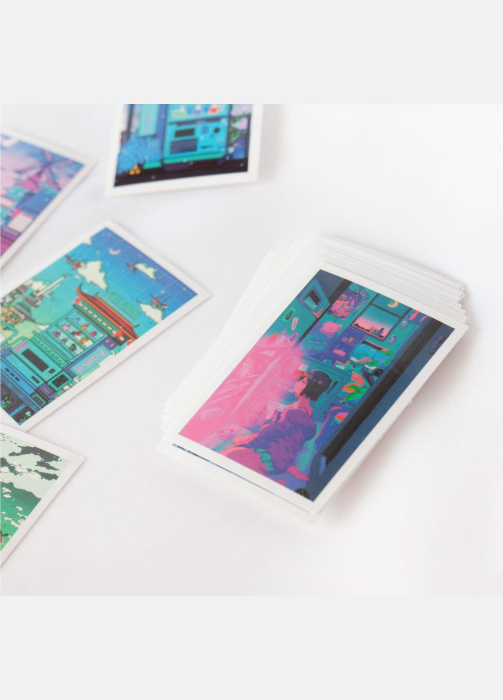 Набор наклеек 30 рандом стикеров Аниме Эстетика стикерпак няшные милые в стиле фэнтези кокетт лолита на телефон компьютер кавай No Brand (314962644)