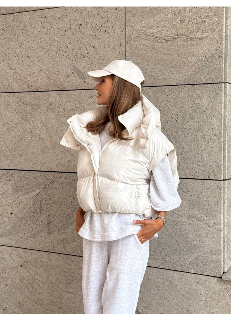 Молочный зимний Пуховик milirud