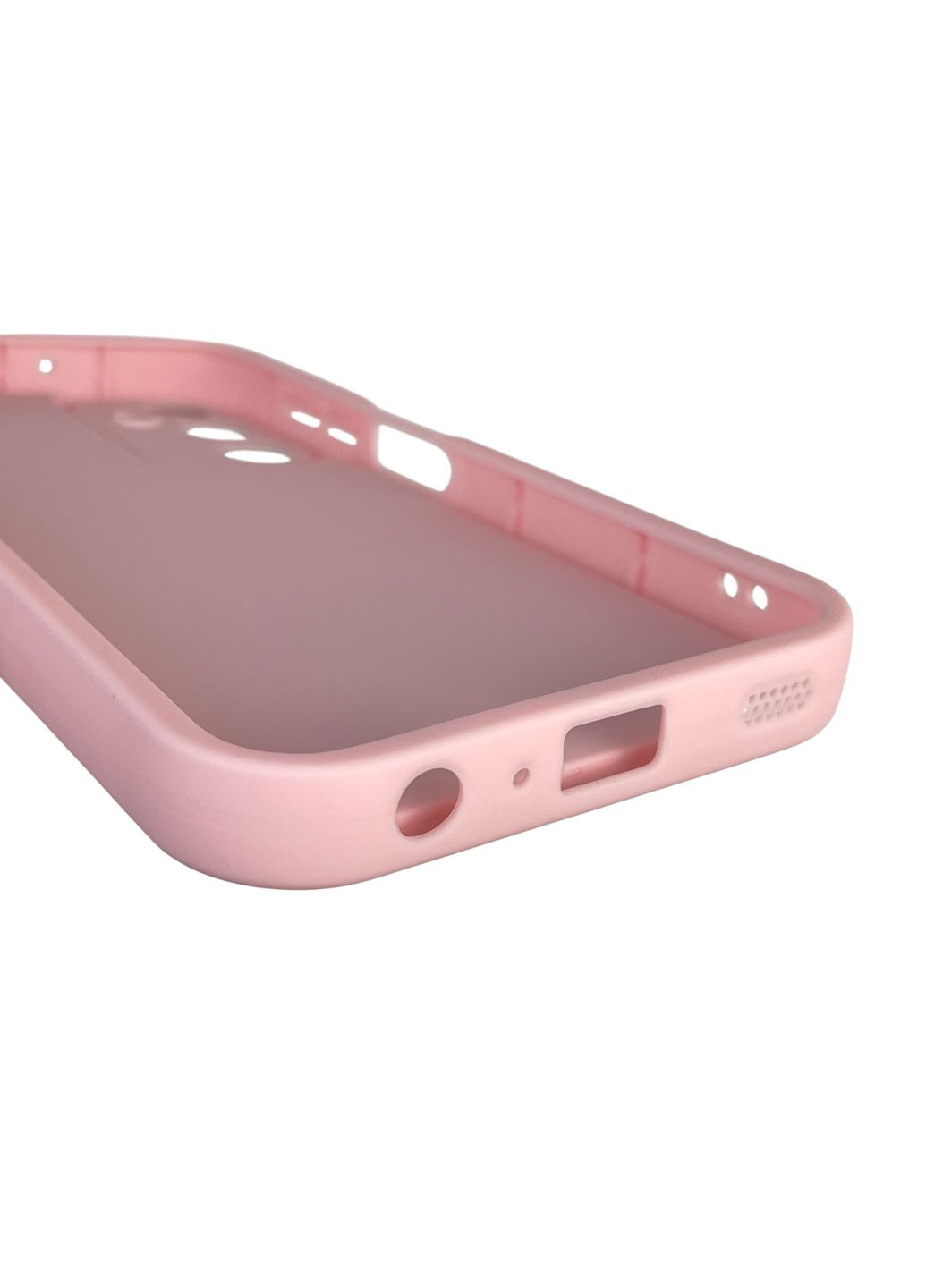 Силіконовий чохол Soft Touch з 3D принтом жіночим для Galaxy A24 (SM-A245F) рожевий (Повний захист камери) Samsung (373670620)