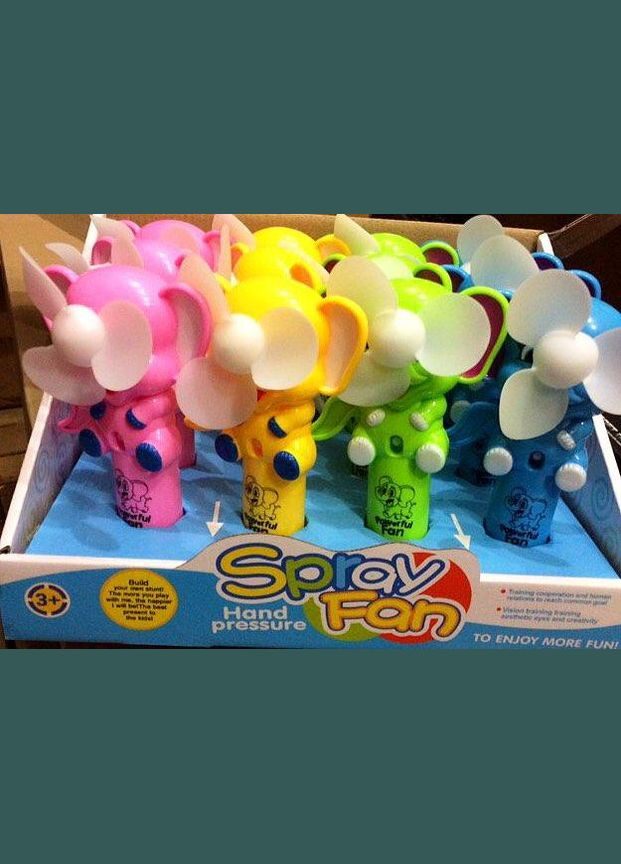 Комбинированный вентилятор 8665a "слон" spray fan с брызгалкой ручной, 15,7/9,16см (301648870)