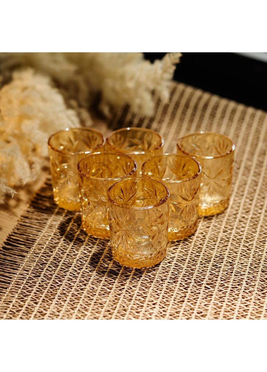 Набір чарок для віскі Shot glass 6 штук по 75 мл коричневий HP-17-39 Yiwu (391575951)