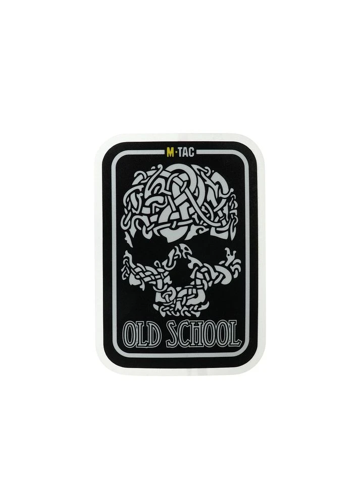 Наклейка Old School Large світловідбиваюча Black M-TAC (315147984)