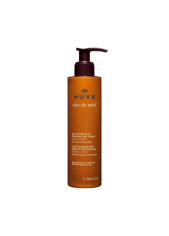 Нюкс Медовая Мечта Гель Очищающий гель для лица Rêve de miel Gel nettoyant et démaquillant visage, 200 мл Nuxe (387653744)