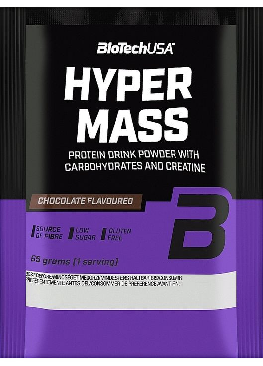 Гейнер со вкусом шоколада Hyper Mass Chocolate 5000*6800g (1531343-42165950) Biotechusa (368639707)
