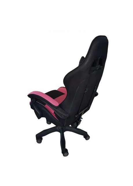 Крісло геймерське чорно-рожеве Bonro Lady 806 (349819215)