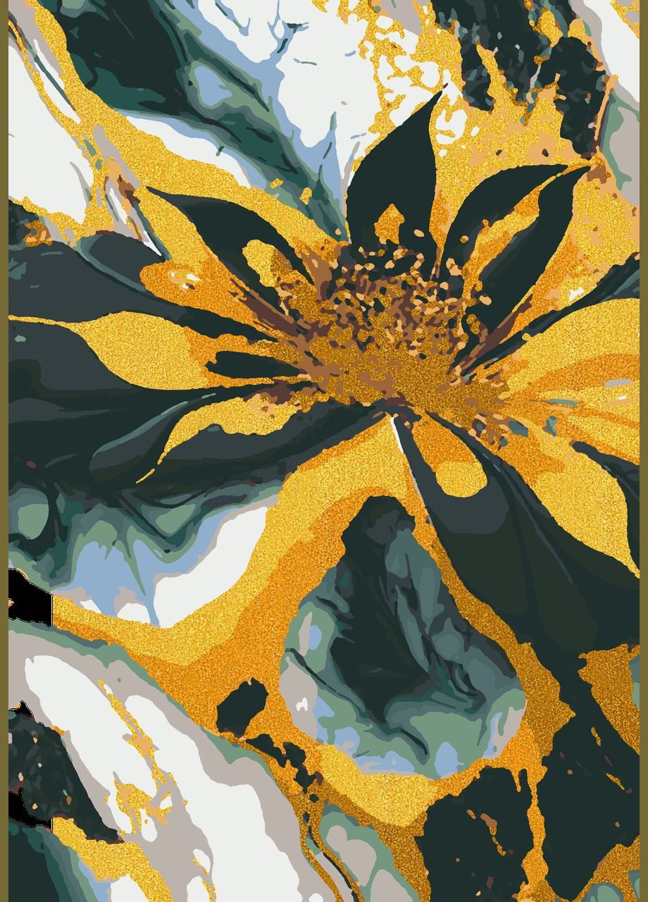 Набор картин по номерам с металлическими красками Золотой сад (ITR-064) 3 шт. Riviera Blanca (303136064)