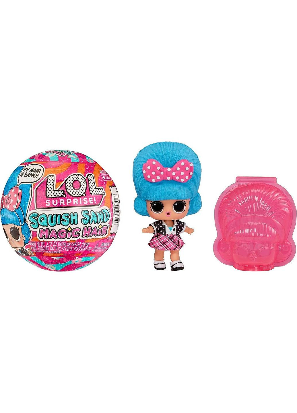 Ігровий набір Lol Surprise! Squish Bangs beauty Sand Magic Hair Tots- with Collectible Doll, Лол сквиш кукла лол L.O.L. Surprise! (323480764)