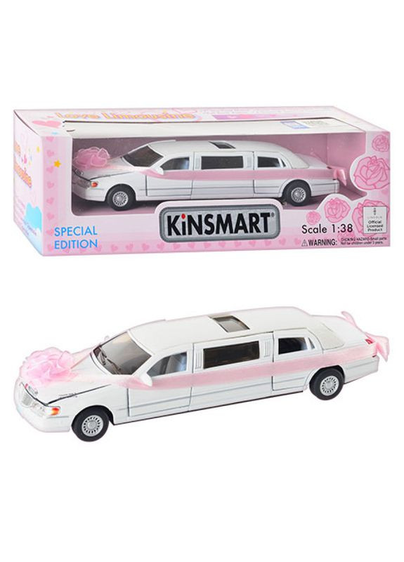 Машинка "Свадебный лимузин" Kinsmart (292142481)