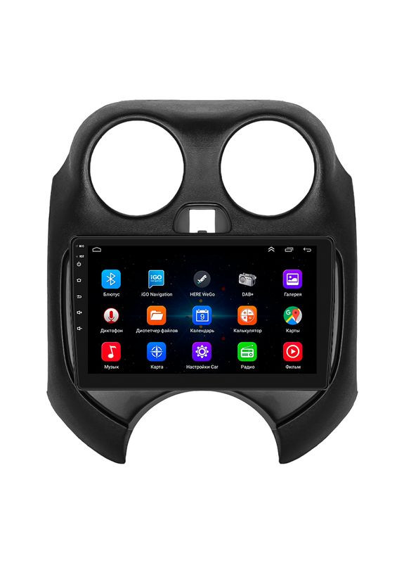 Штатна магнітола 9" для Nissan March IV (K13) 2010-2013 1/16Gb/ Wi-Fi GPS Optima Ніссан 9 шт. Lesko (336206074)