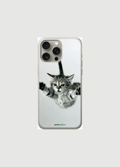 Чехол на iPhone 15 Pro Max Летящий котёнок "2322u-3098-2448" Endorphone (376053056)