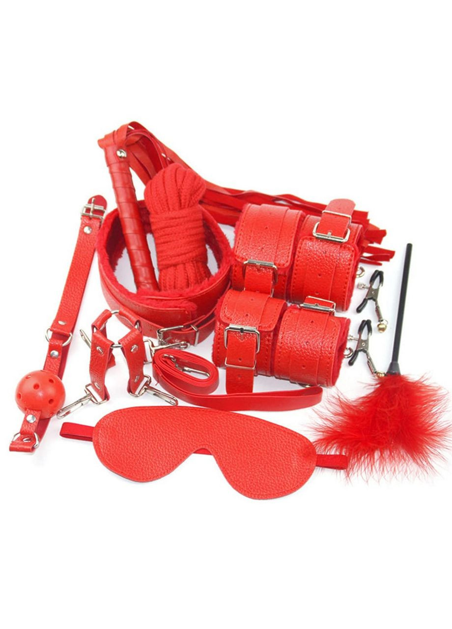 Эксклюзивный Комплект для БДСМ Игр 10 предметов Экокожа China (317747587)
