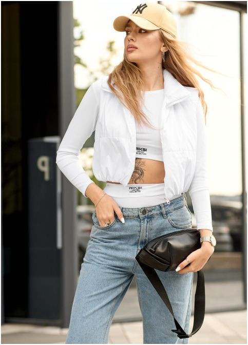 Женская кожаная сумка на пояс бананка Holster MSH черная с перфорацией (SKU_87119101-VS) Sambag (302450374)