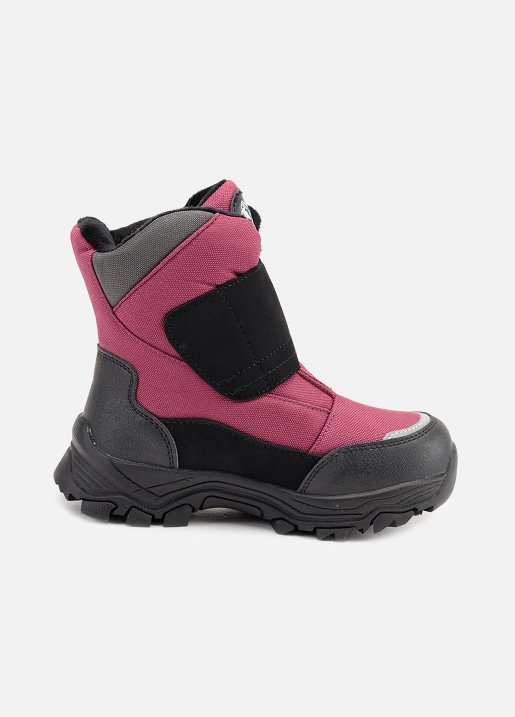 Зимние термосапоги для девочки цвет бордовый цб-00264346 Kimboo