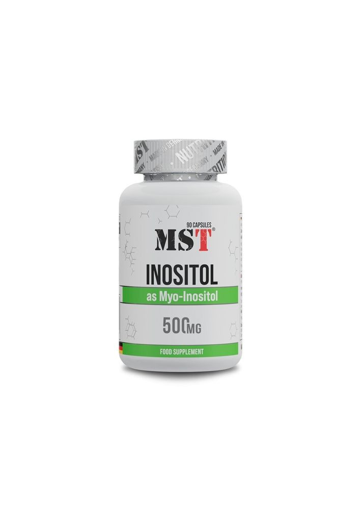 Инозитол Myo-Inositol 500 mg, 90 капсул для поддержки нервной системы и метаболизма MST (331738322)