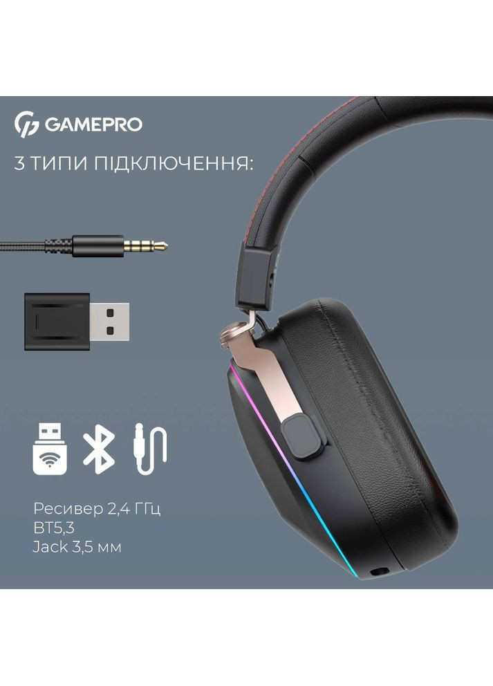 Гарнитура Asgard Valkyria RGB Tri-Mod (HSW249) GAMEPRO (340405467)