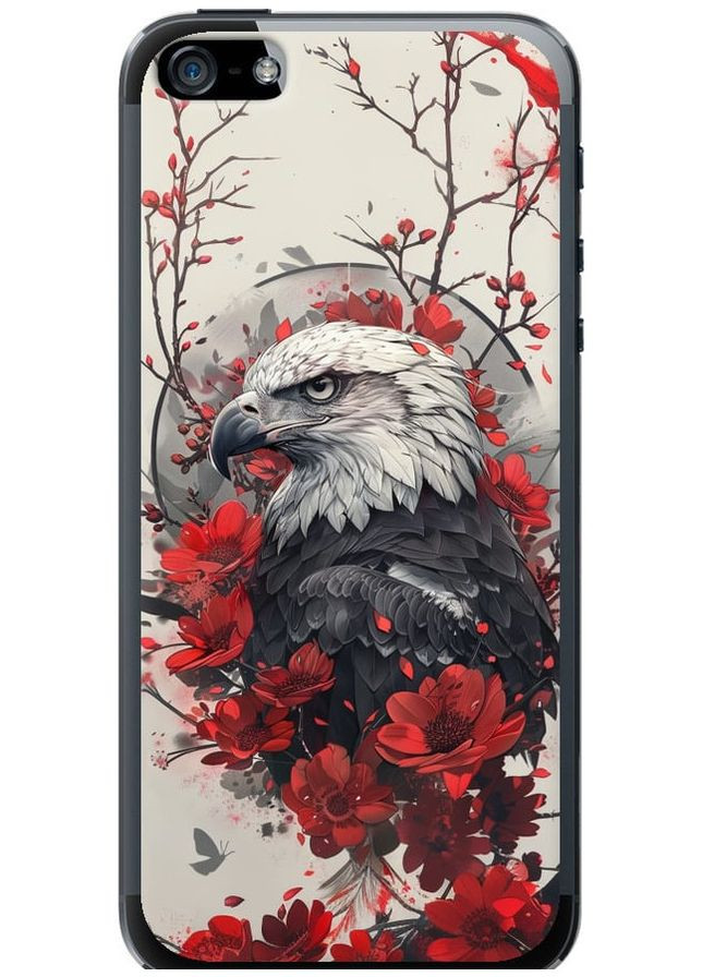 2D пластиковий чохол 'Рубіновий орел' для Endorphone apple iphone 5s (291126813)