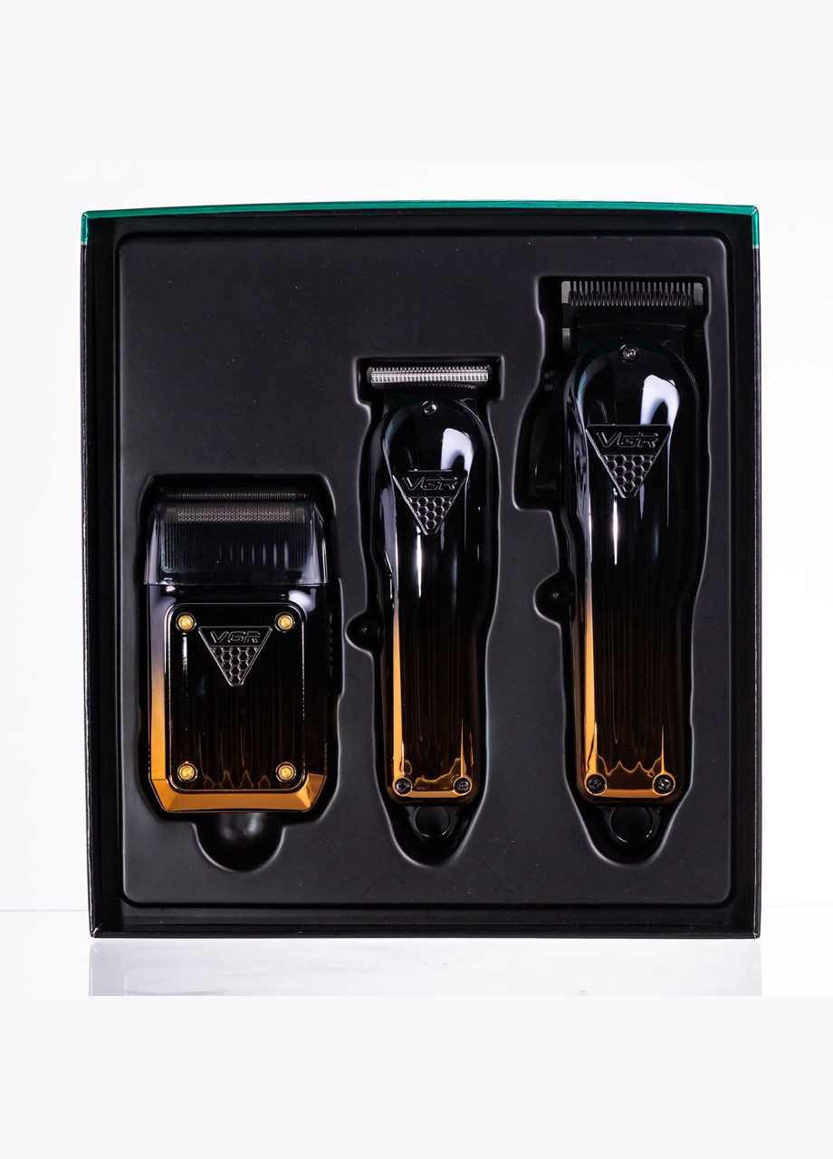 Набор для стрижки аккумуляторная машинка, триммер и шейвер V-644 VGR (337947178)