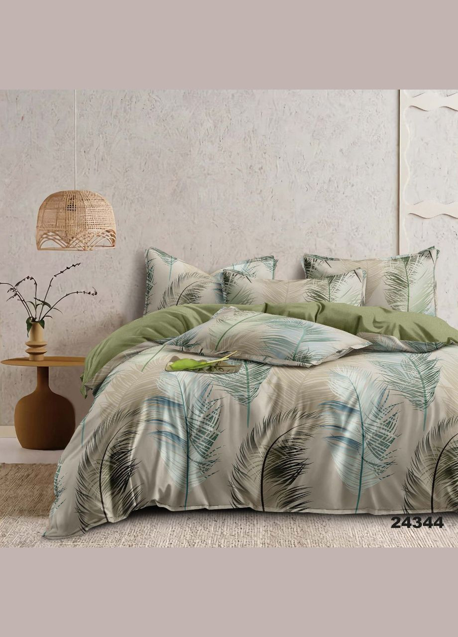 Комплект постільної білизни Євро Ранфорс 24344 Viluta (365289268)