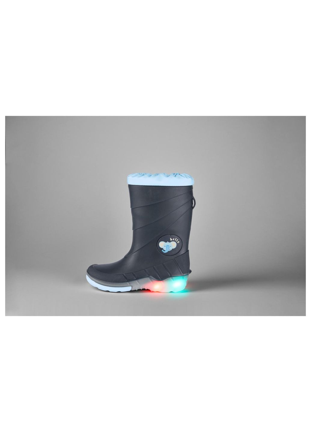 Гумові чоботи з підсвічуванням для хлопчика 3M Scotchlite™ 490713 темно-синій Lupilu (362003468)