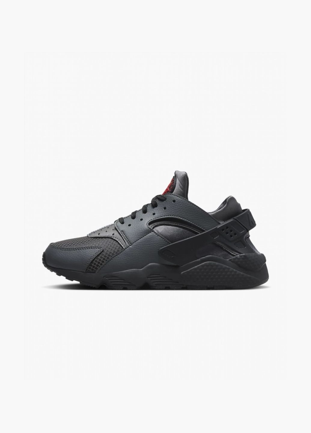 Чорні кросівки чоловічі air huarache casual shoes black fd0665-001 Nike