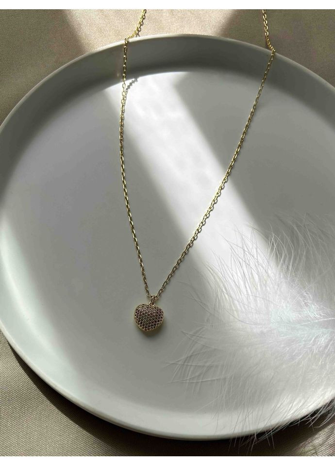 Цепочка с сердцем и фианитами 5606 LeBijou (368559223)