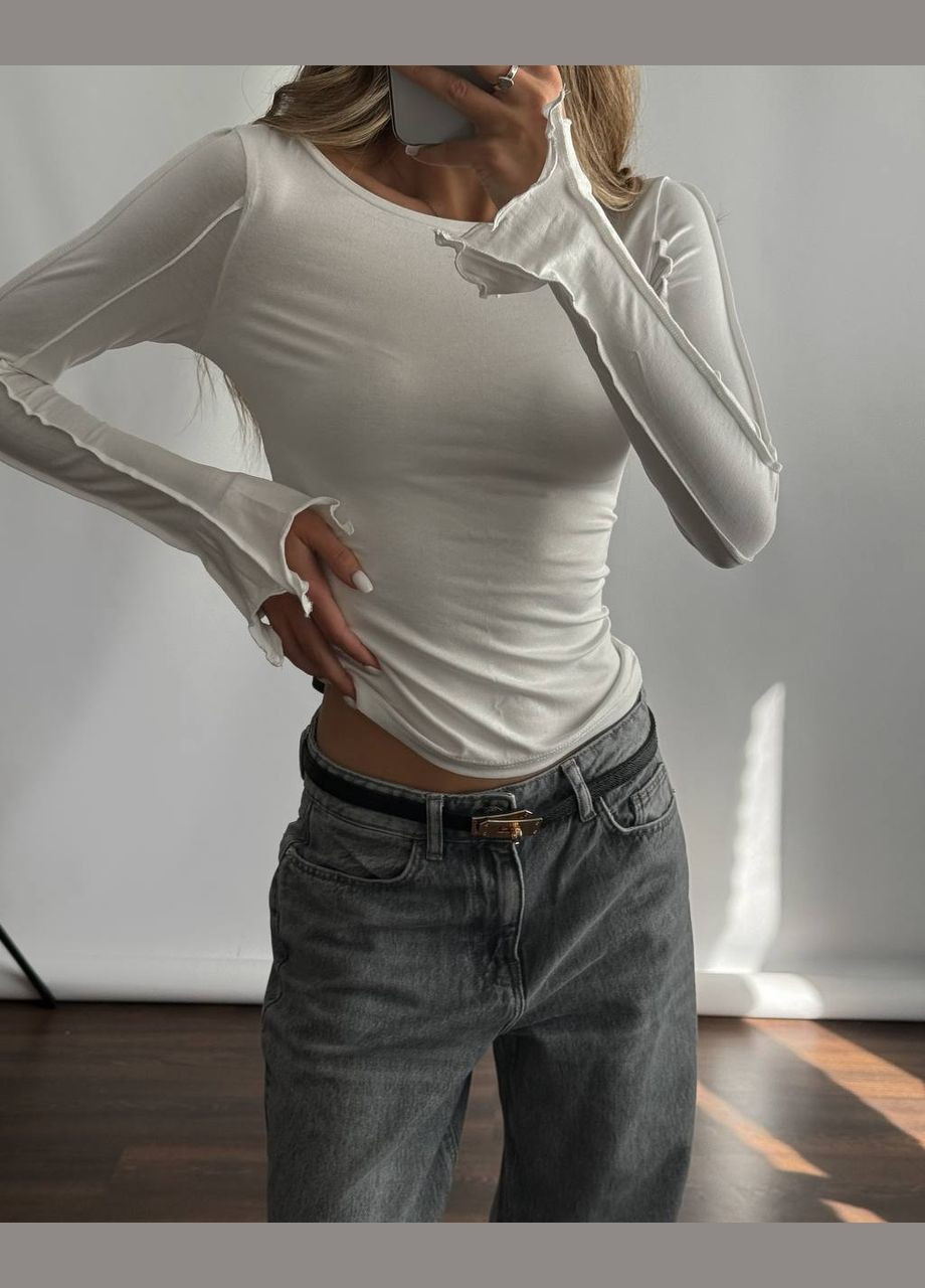 Жіночий драпованний лонгслів Avanti (325817460)