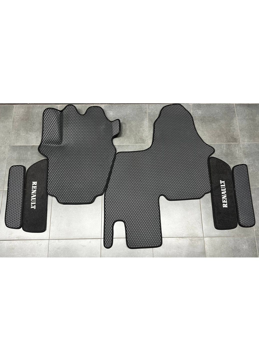 Килимки в салон з 3Д лапою + шторки для Opel 2002-2014 оригинал груз пас Eva Vivaro (363823522)