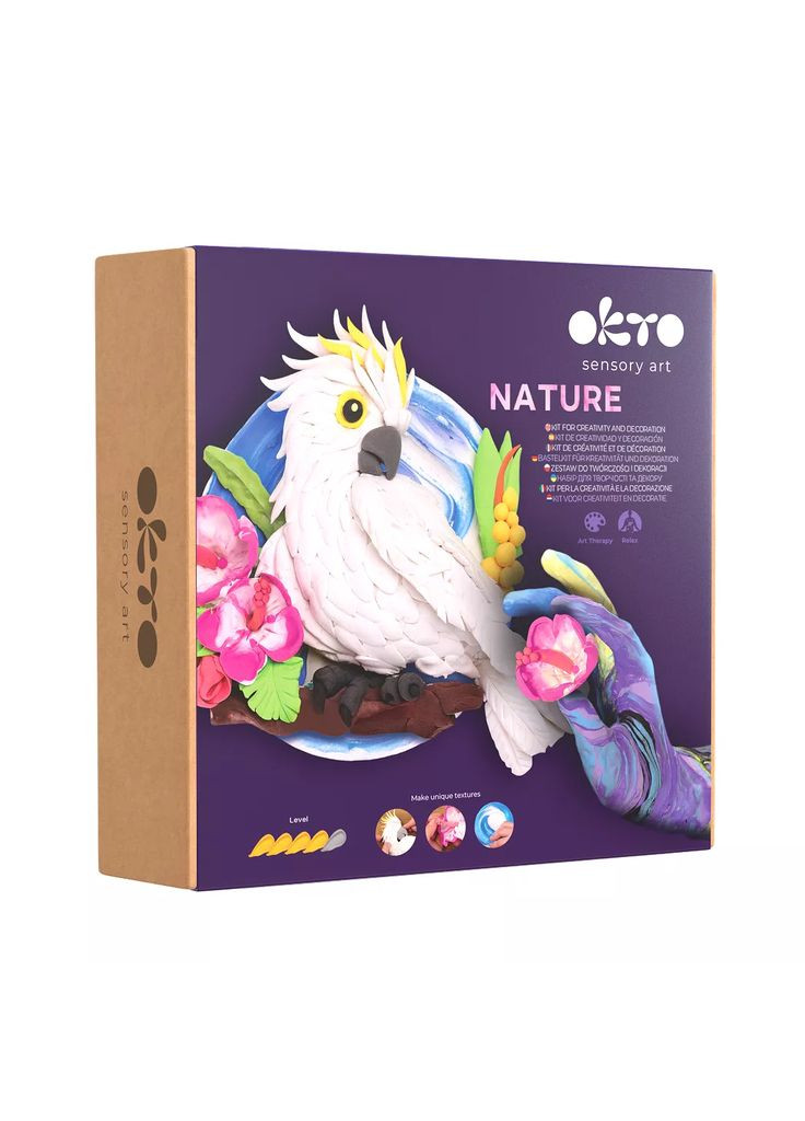 Набор для создания объемной картины Природа Какаду (20044) Okto (362538584)