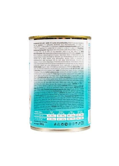 Влажный корм Pate & Meat для собак, с лососем, 400 г (*) Brit Care (322591687)