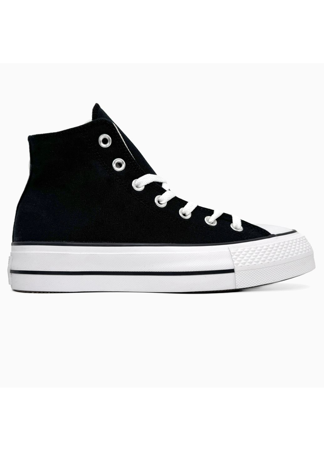 КЕДИ ЖІНОЧІ CONVERSE LIFT HIGHT BLACK CON-0028 КОНВЕРС No Brand чорні демісезони (367173374)