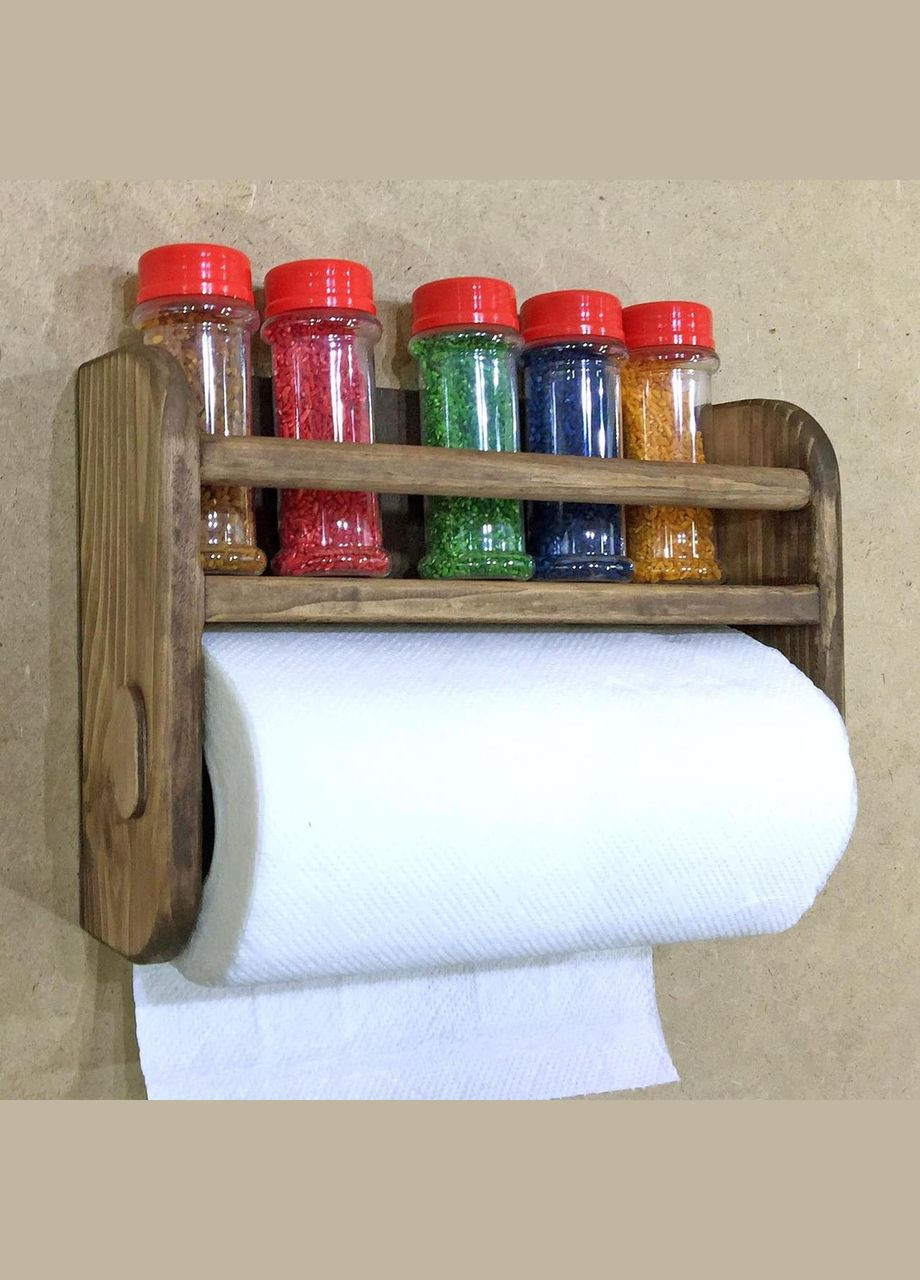 Держатель для бумажных полотенец из дерева Мелвил сепия (ДКП-003708) No Brand (327846412)