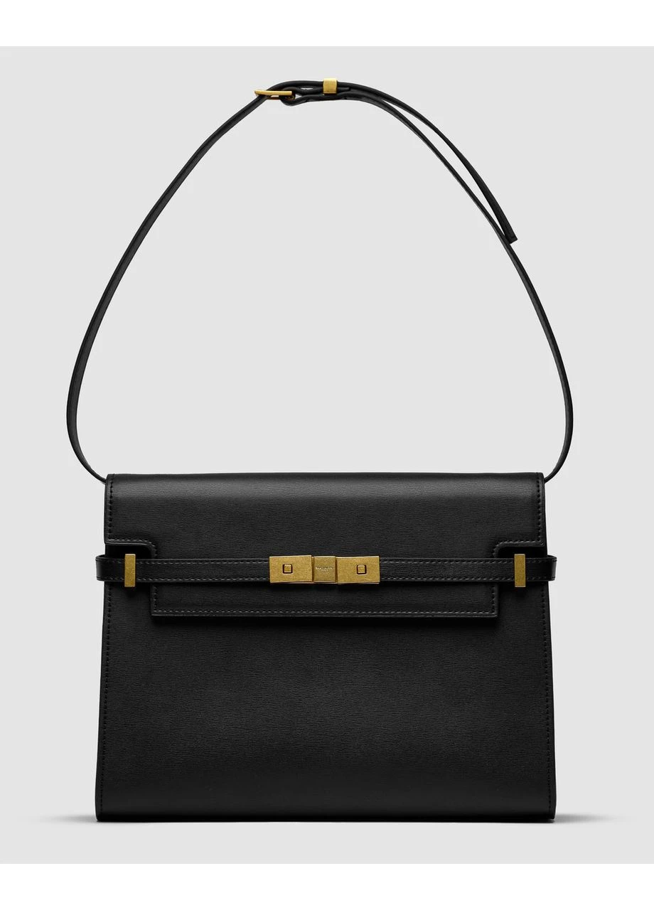 Жіноча Сумка Сен-лоран Манхеттен Велика Чорна Шкіра Брендова Saint Laurent Seli No Brand (392714605)