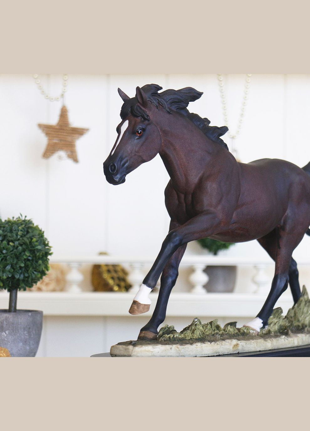 Статуетка Кінь великий на скаку 39*25*10 см (SM00122) Гранд Презент (282743578)