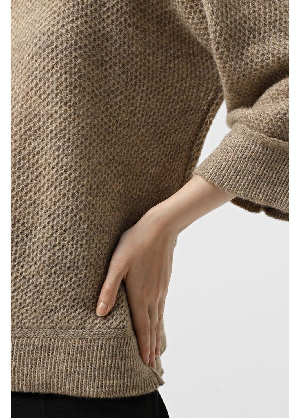 Темно-бежевий демісезонний джемпер jw996 Sewel