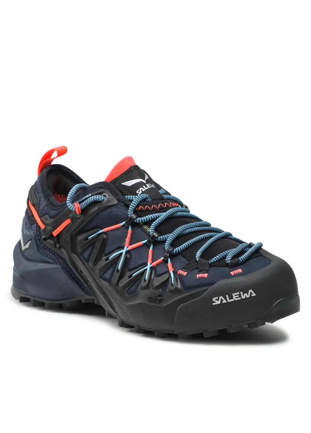 Цветные демисезонные кроссовки wildfire edge gtx wms синий-черный Salewa
