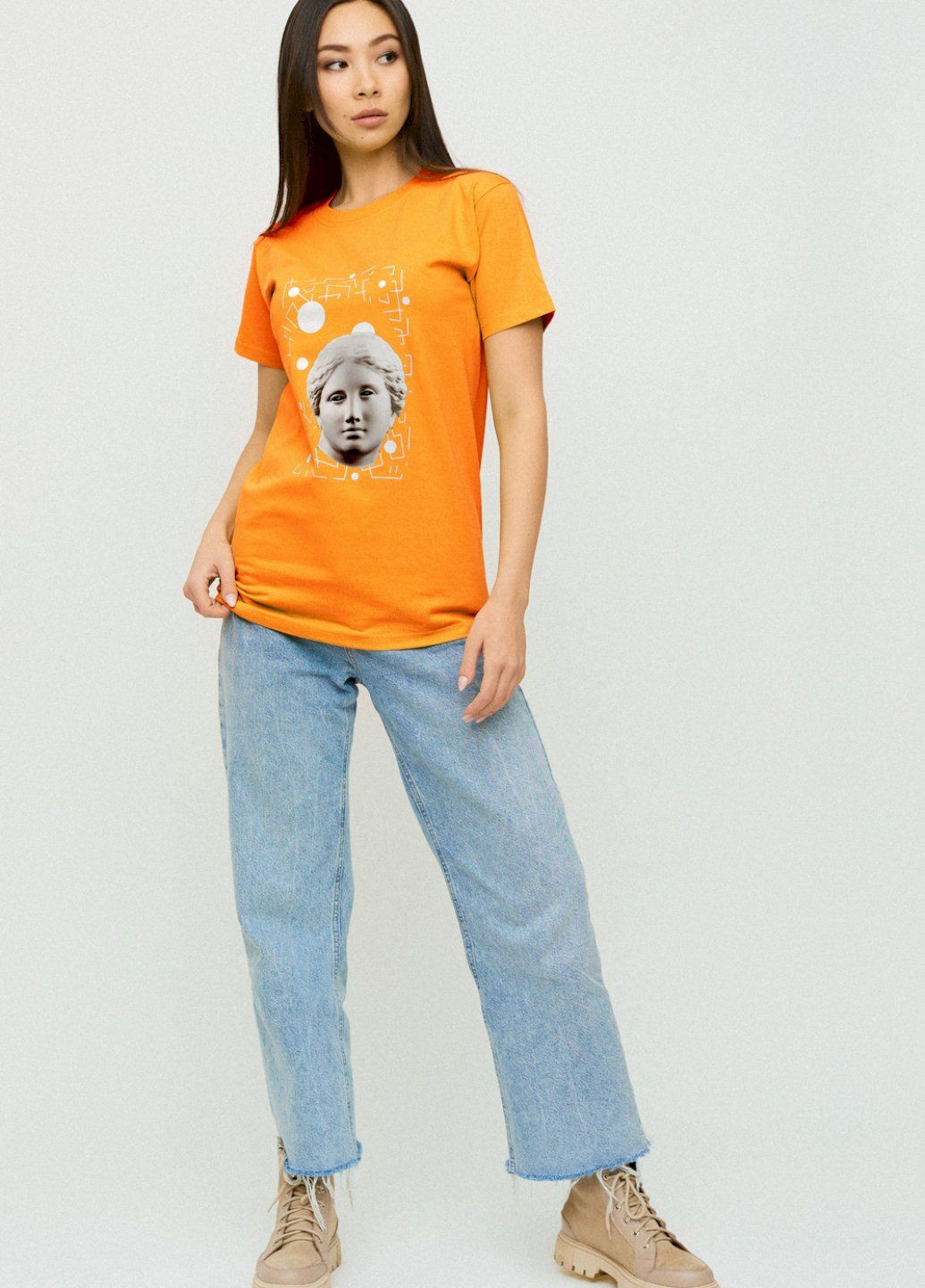 Футболка Boyfriend / дышащий принт / YAPPI - (325222003)