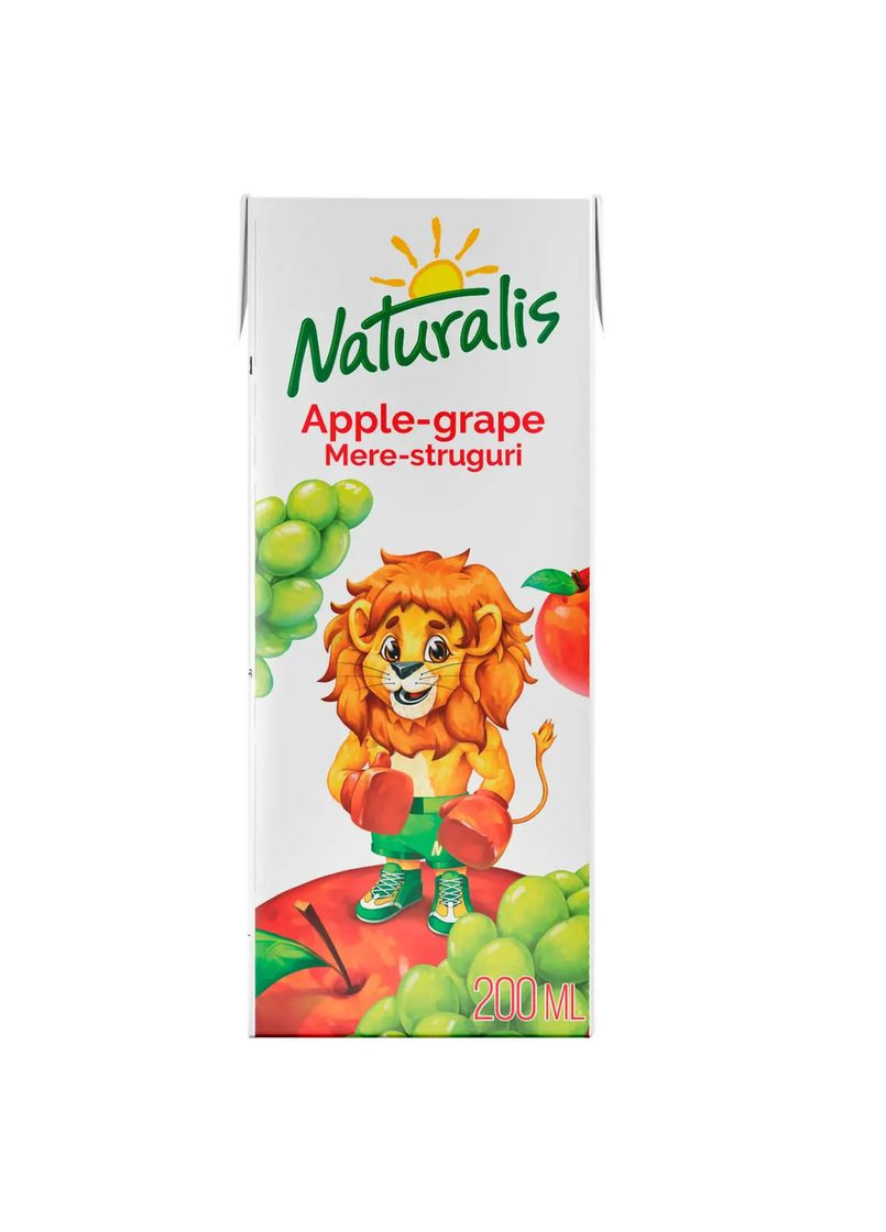 Нектар яблочно-виноградный 0,2л Naturalis (334017679)