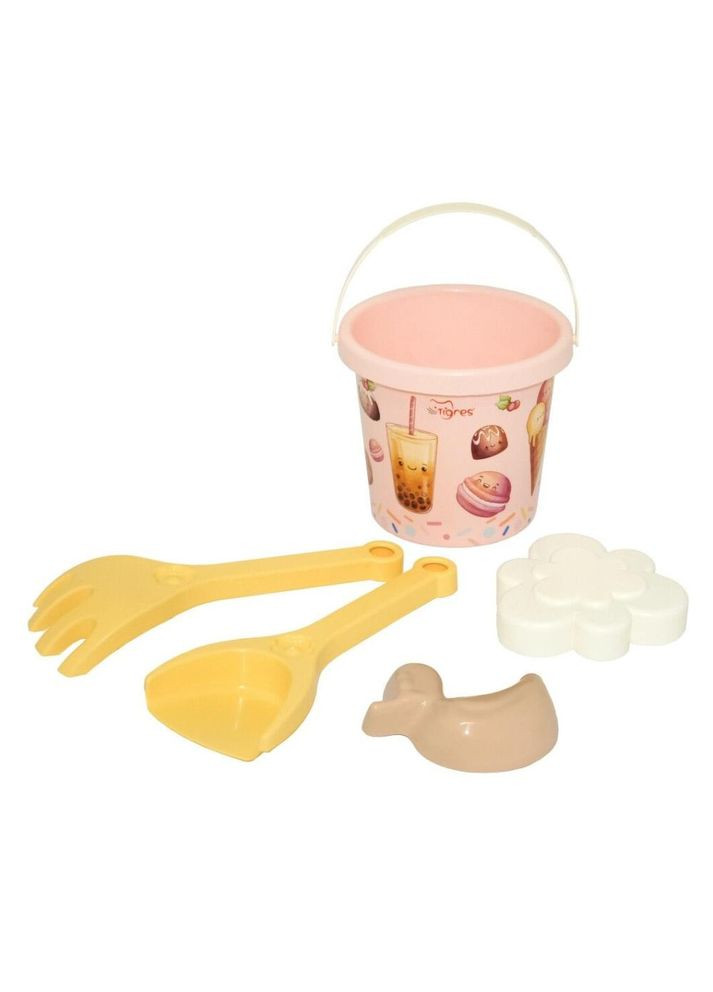 Набор для песка "Сладости" 5 элементов с термонаклейкой Home (333931954)