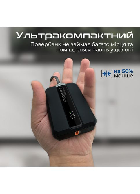 Powerbank Neo-10Uni 10000 mAh 30W Power Delivery Black (neo-10uni.black) Promate (323130598)