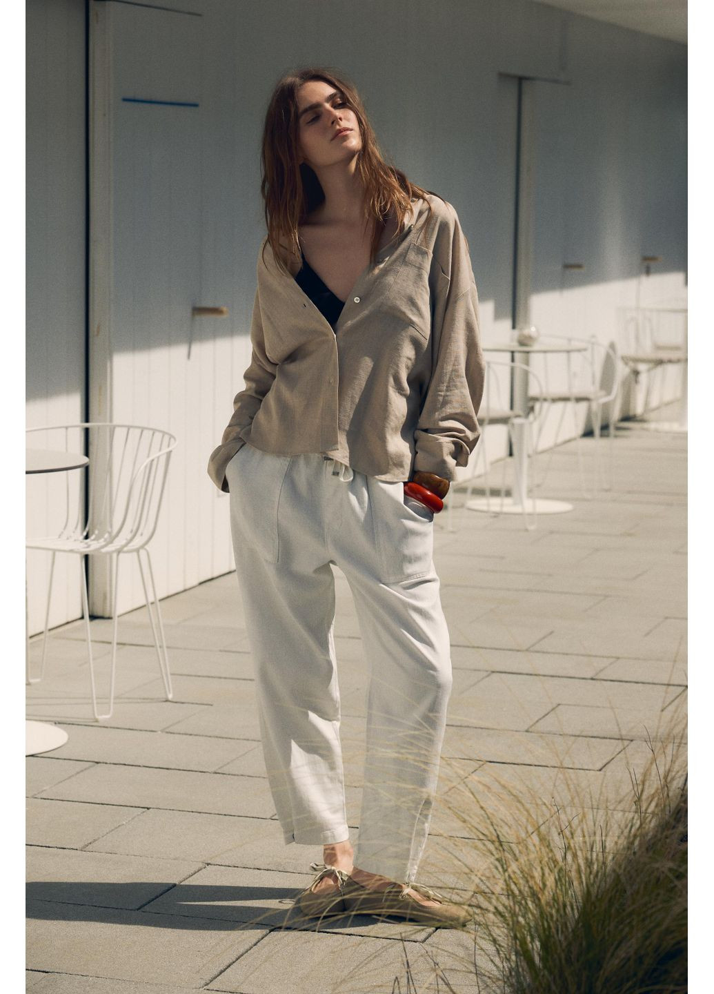 Штани-джогери з кнопками внизу Zara (352767225)