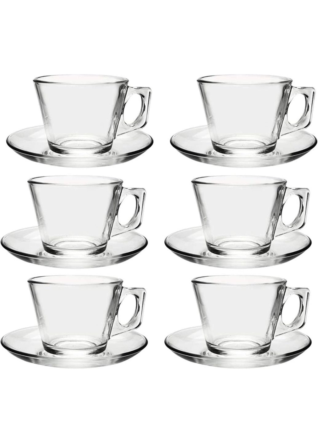 Сервіз чайний Vela PS-97302-12 12 предметів Pasabahce (364771526)