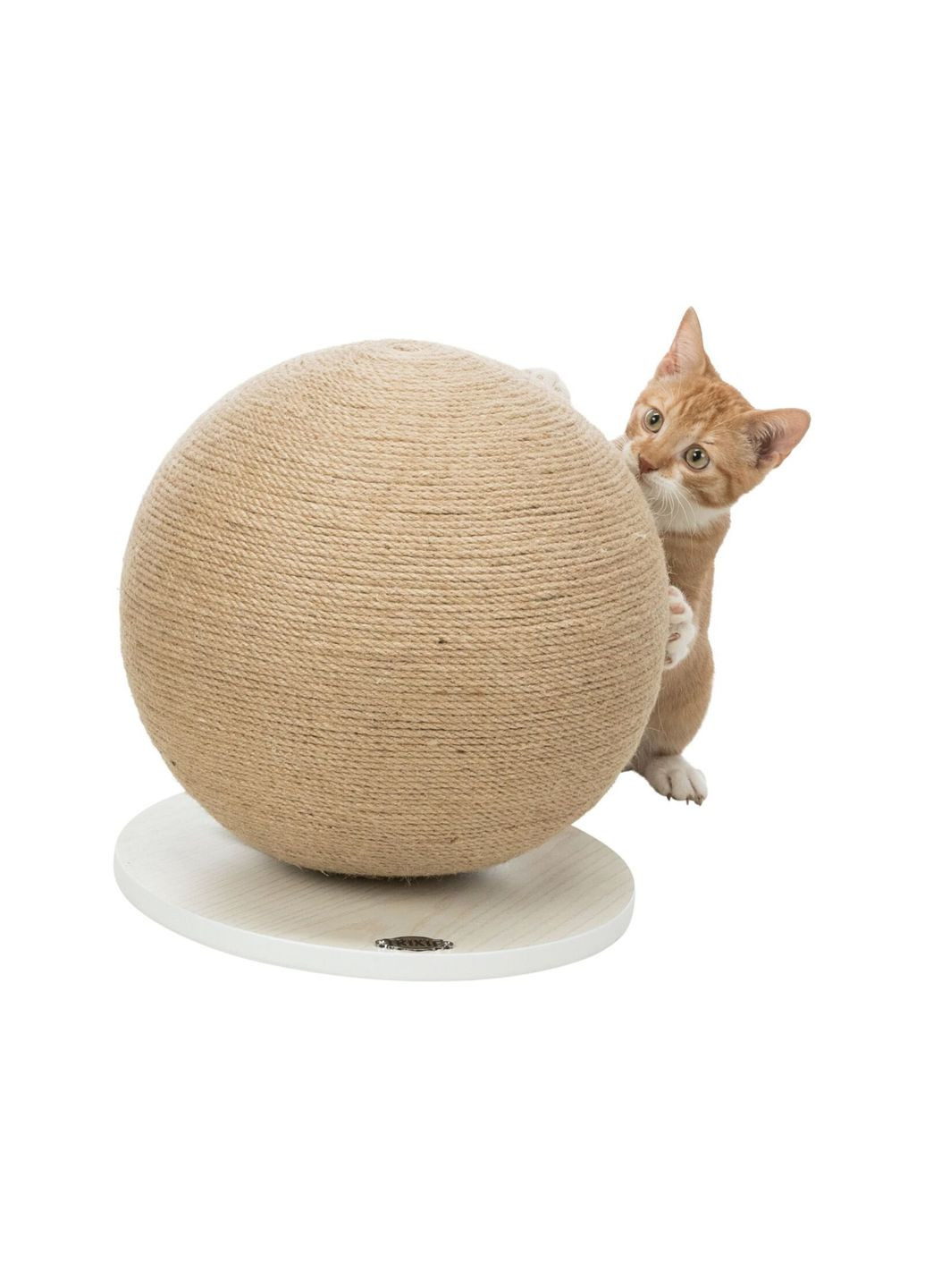 Дряпка (когтеточка) для кошек Шар 29х31 см бежевый Trixie (370192985)