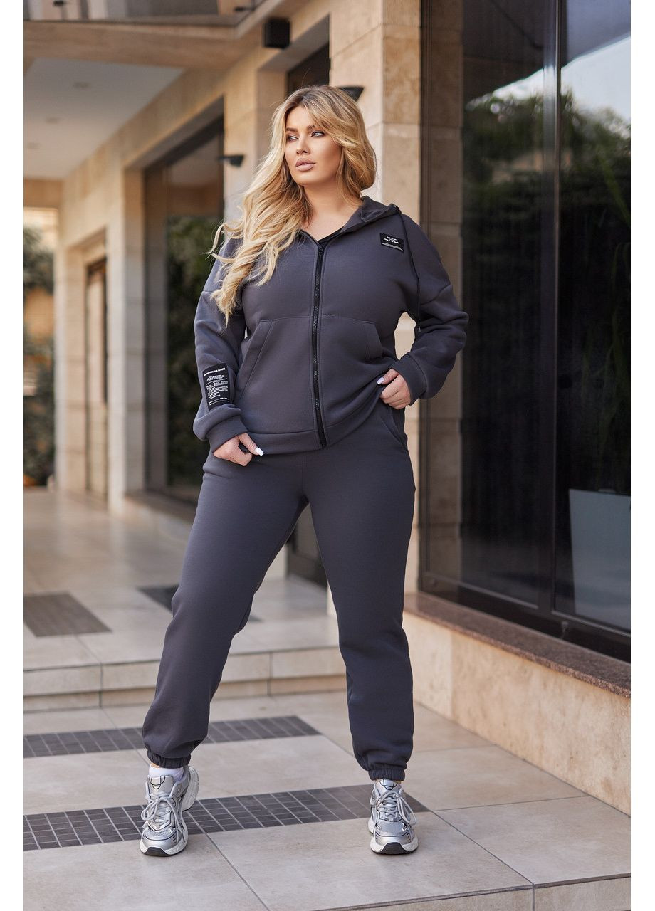 Жіночий спортивний костюм з нашивками Fashion (360769183)