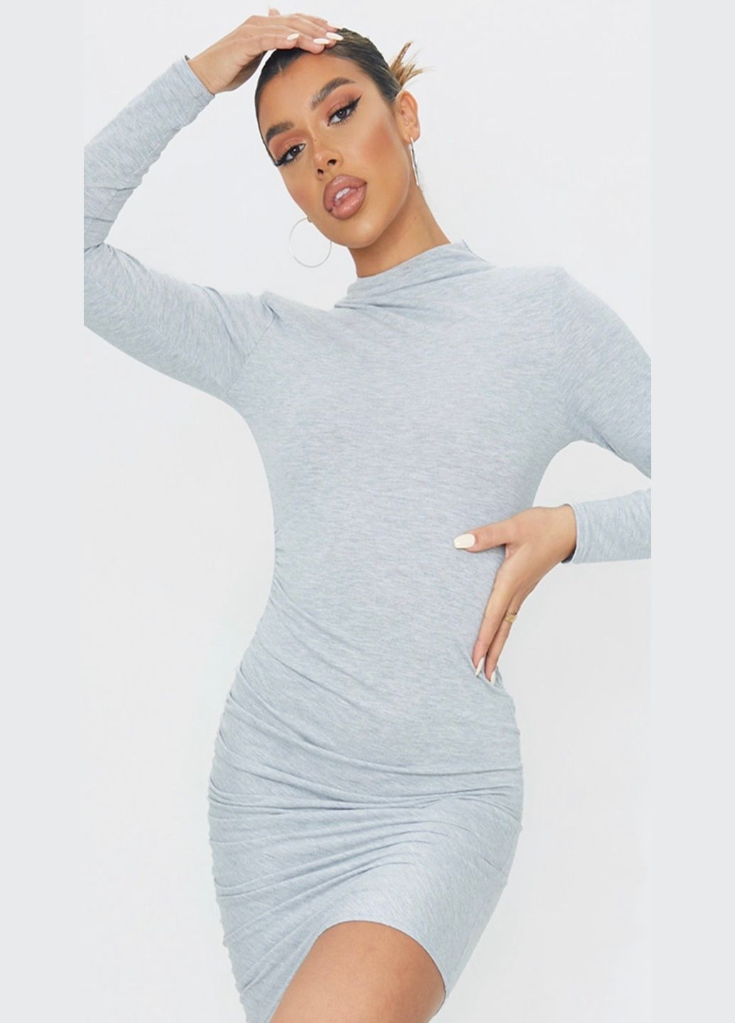 Білий сукня з плічками біла btg-0034 PrettyLittleThing