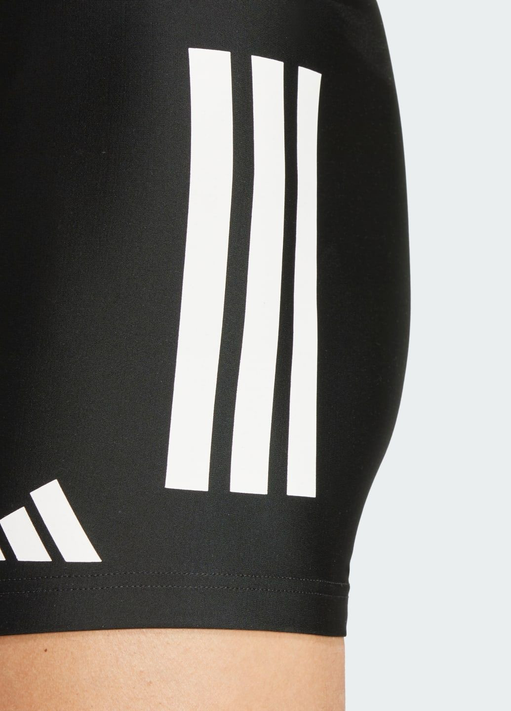 Мужские черные спортивные плавки-боксеры 3-stripes 2-inch adidas
